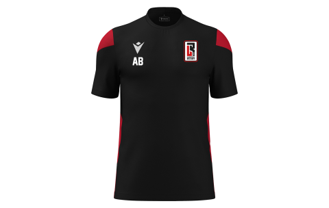 RCLA - POLIS SHIRT BLK/RED SS