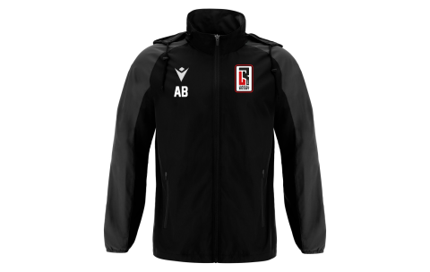 RCLA - ELBRUS FULL LENGTH ZIP RAINJACKET BLK/DGRY