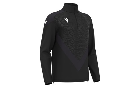 RCLA - ANDUIN 1/4 ZIP TOP BLK/DGRY